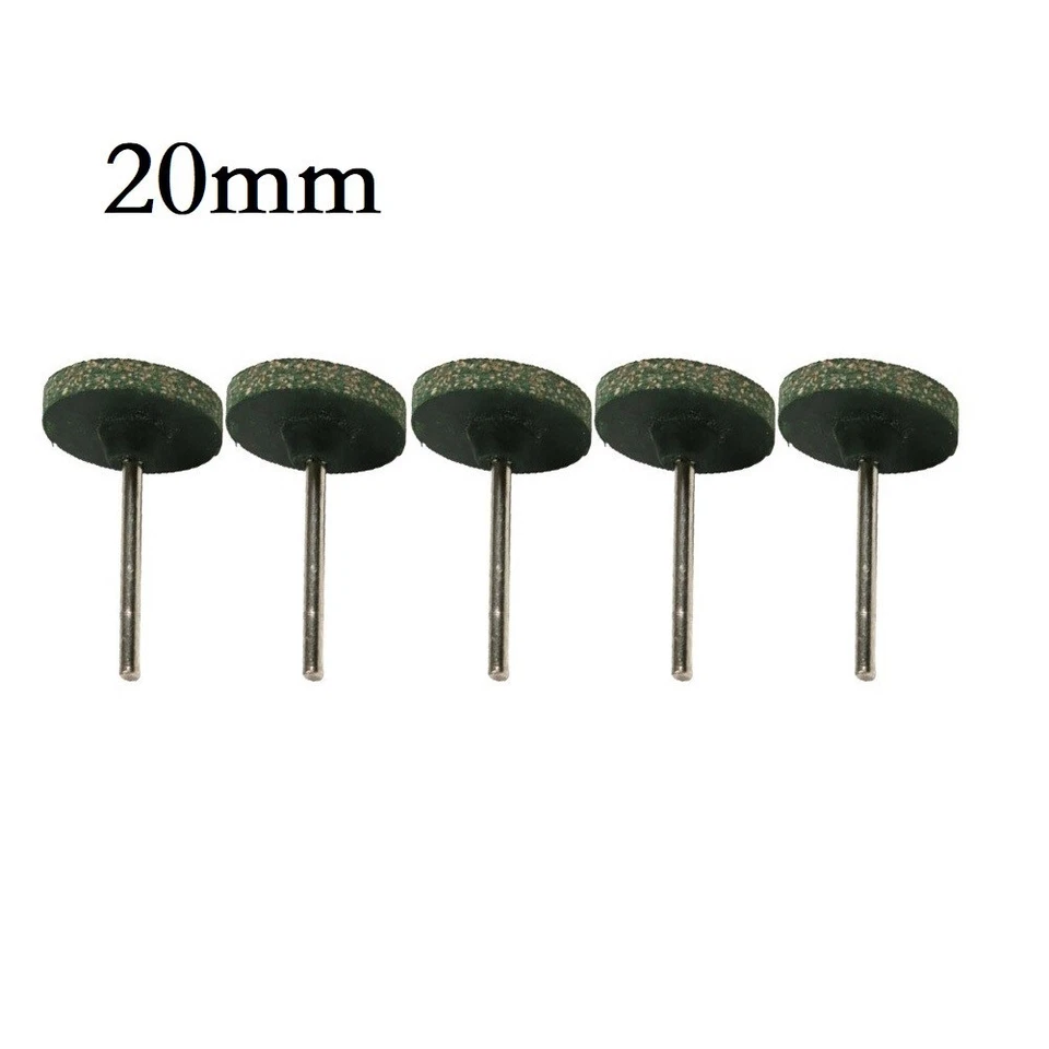 Efficient Rubber Polishing Wheel Set for Electric Rotary Tools 3mm Shank - Image 2 of 4