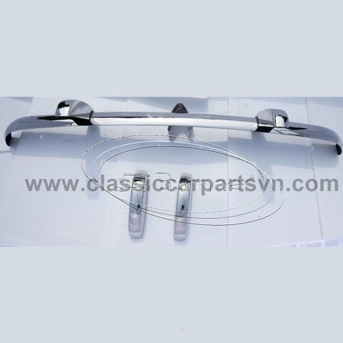 Triumph TR3A (1957–1962) bumpers by stainless steel New set - Picture 3 of 4