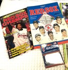 6Pc.SET of Baseball Magazines -1987 75th,Fenway Park Red Sox Scorebook — photo 2