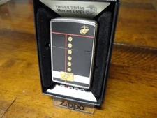 UNITED STATES MARINE CORPS USMC DRESS UNIFORM ZIPPO LIGHTER MINT IN BOX