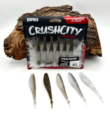 Rapala Crushcity Customs Freeloader 4,25'' 10,5cm 8,5g 6 Stück 12 Farben SALE