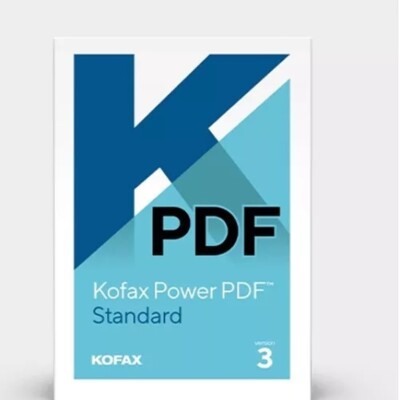 Kofax (ehemals NUANCE) Power PDF Standard 3 for WINDOWS / 1PC / Dauerlizenz / ES