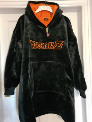 Herren DRAGONBALL Z SNUDDIE Kapuze Oversize Fleece Decke Hoodie