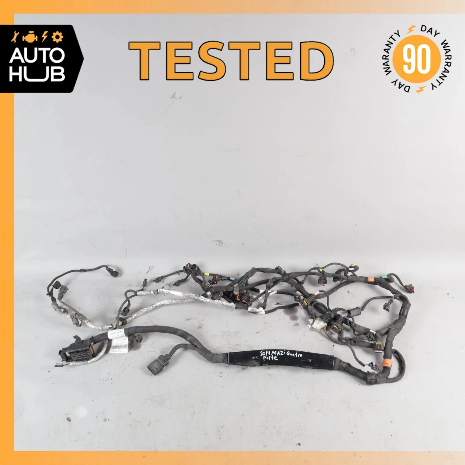 14-15 Maserati Quattroporte M156 3.0L Engine Motor Wire Wiring Harness OEM