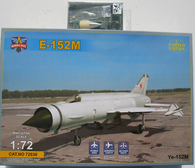 MODELSVIT MiG Je-152M + Mini World Metal Conversion 1:72 Flugzeug Russian Kit E