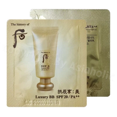 The history of Whoo Gongjinhyang:Mi Luxury BB Cream 1ml (10pcs ~ 140pcs) Newest