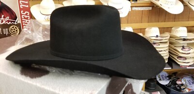 Resistol Cowboy Hat - Black - 7 5/8 - Pure Beaver | eBay