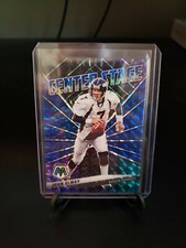 John Elway 2021 Mosaic Center Stage Blue Prizm #'d 28/99. Broncos