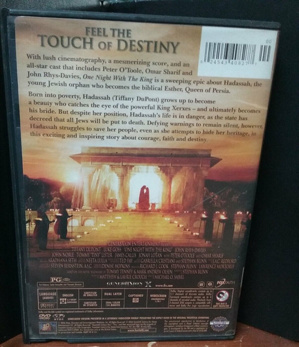 ONE NIGHT WITH THE KING (DVD,2006, WIDESCREEN) - Picture 3 of 5
