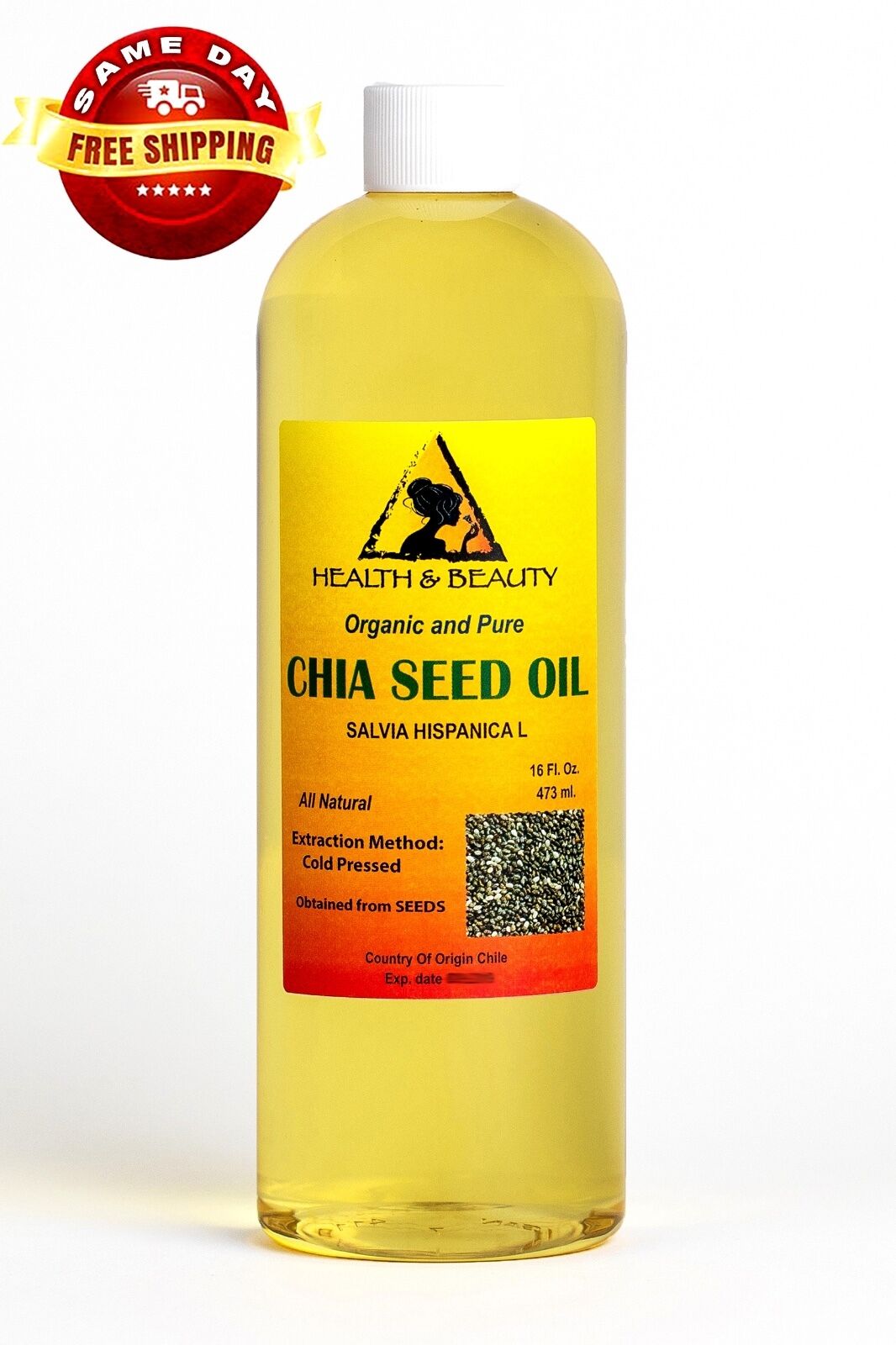 CHIA SEED OIL ORGANIC CARRIER COLD PRESSED NATURAL FRESH 100% PURE 64 OZ Gratis landelijk, nieuwste baan
