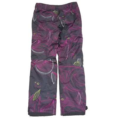 Orage Womens Ski Pants Size M Black Purple Geometric Design 31