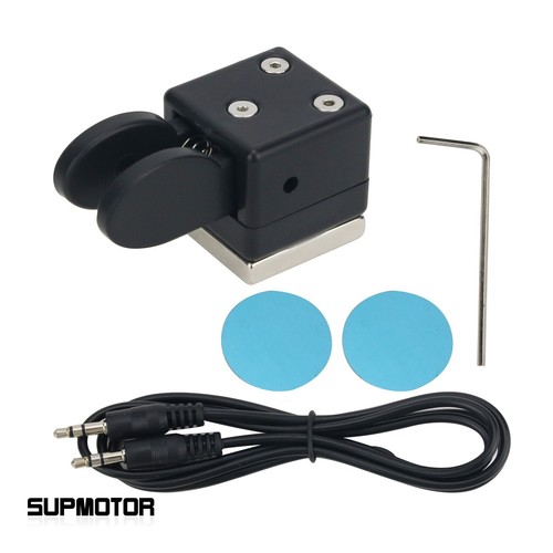 QU-21C Mini Dual Paddle Key Morse Key Telegraph Key CW Key Magnetic Absorption