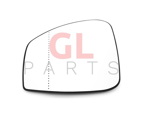 Verre Rétroviseur Chauffant Droit Pour Renault Scénic MK3 2009-2016 - Compatible 963665922R / 963656780R - Champ Large Et Sécurité Pluie