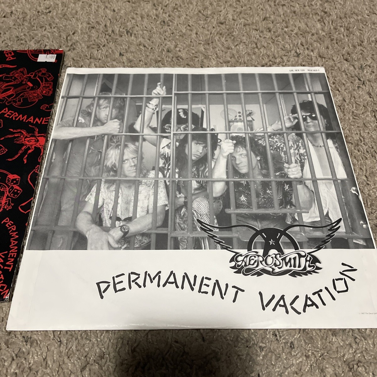 Aerosmith - Permanent Vacation - 1987 LP Album Vinyl Record