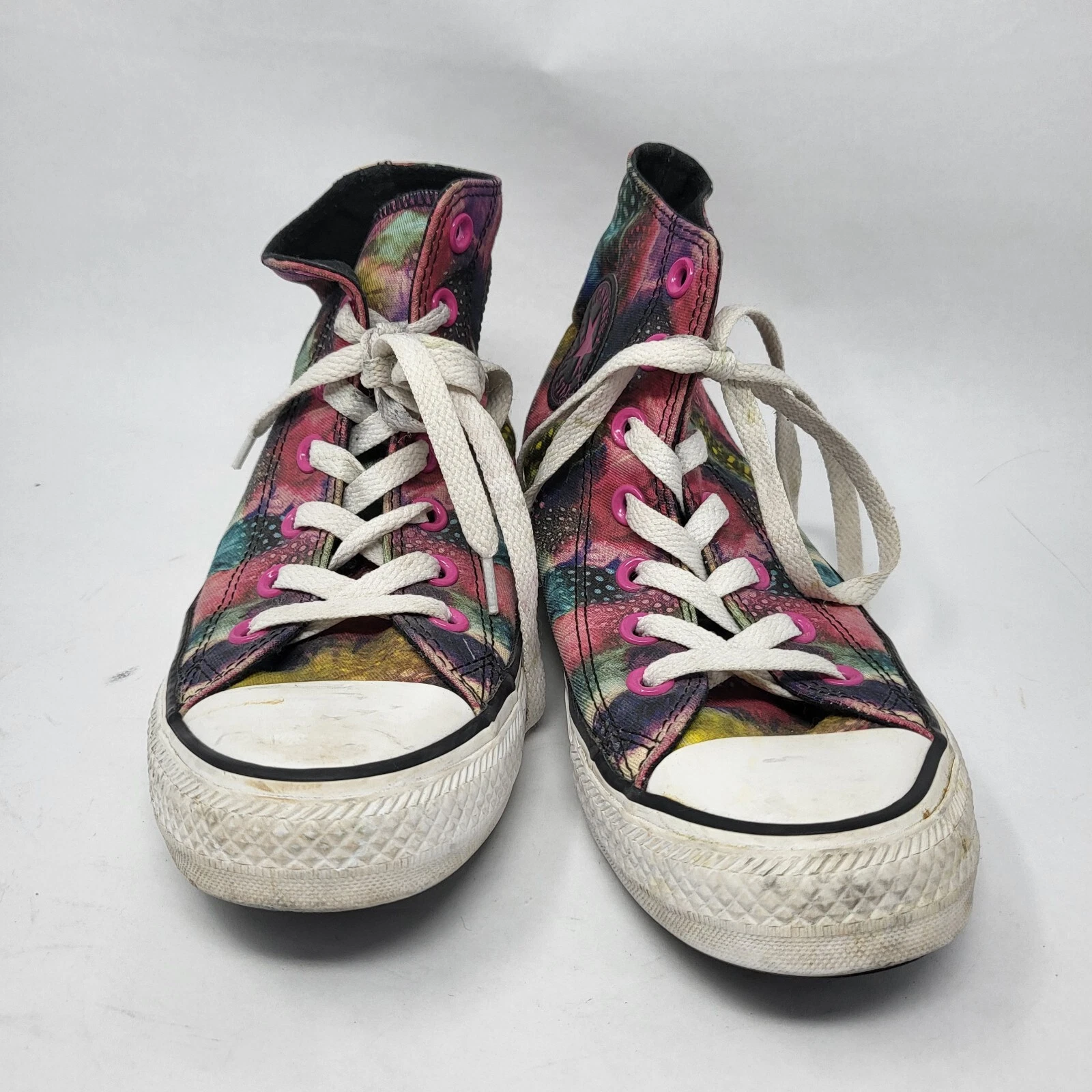 Scarpe da ginnastica alte multicolore donna Converse taglia 7