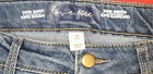 🌟 Love Fire Women's Juniors Size 12 Blue Skinny Medium Wash Stretch Denim Jeans — photo 3