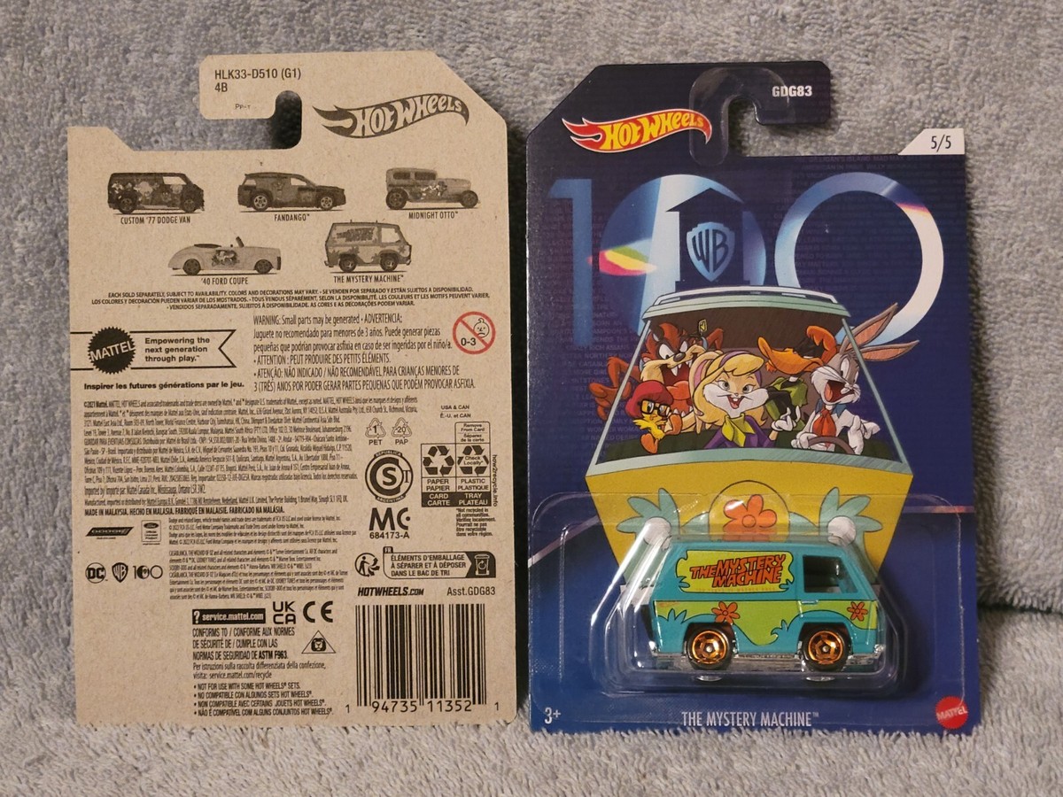 2023 Hot Wheels WARNER BROS 100th ANN MYSTERY MACHINE -Looney