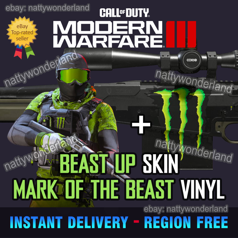 Call of Duty Modern Warfare 3 Monster Energy FULL BEAST UP Operator ...