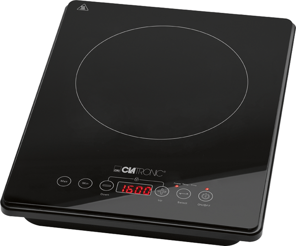 Induktions Einzelkochplatte Kochplatte Eki 3569 2000W Schwarz Clatronic-image