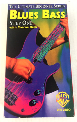 Blues Bass Step One With Roscoe Beck VHS tape Ships Same Day With Tracking