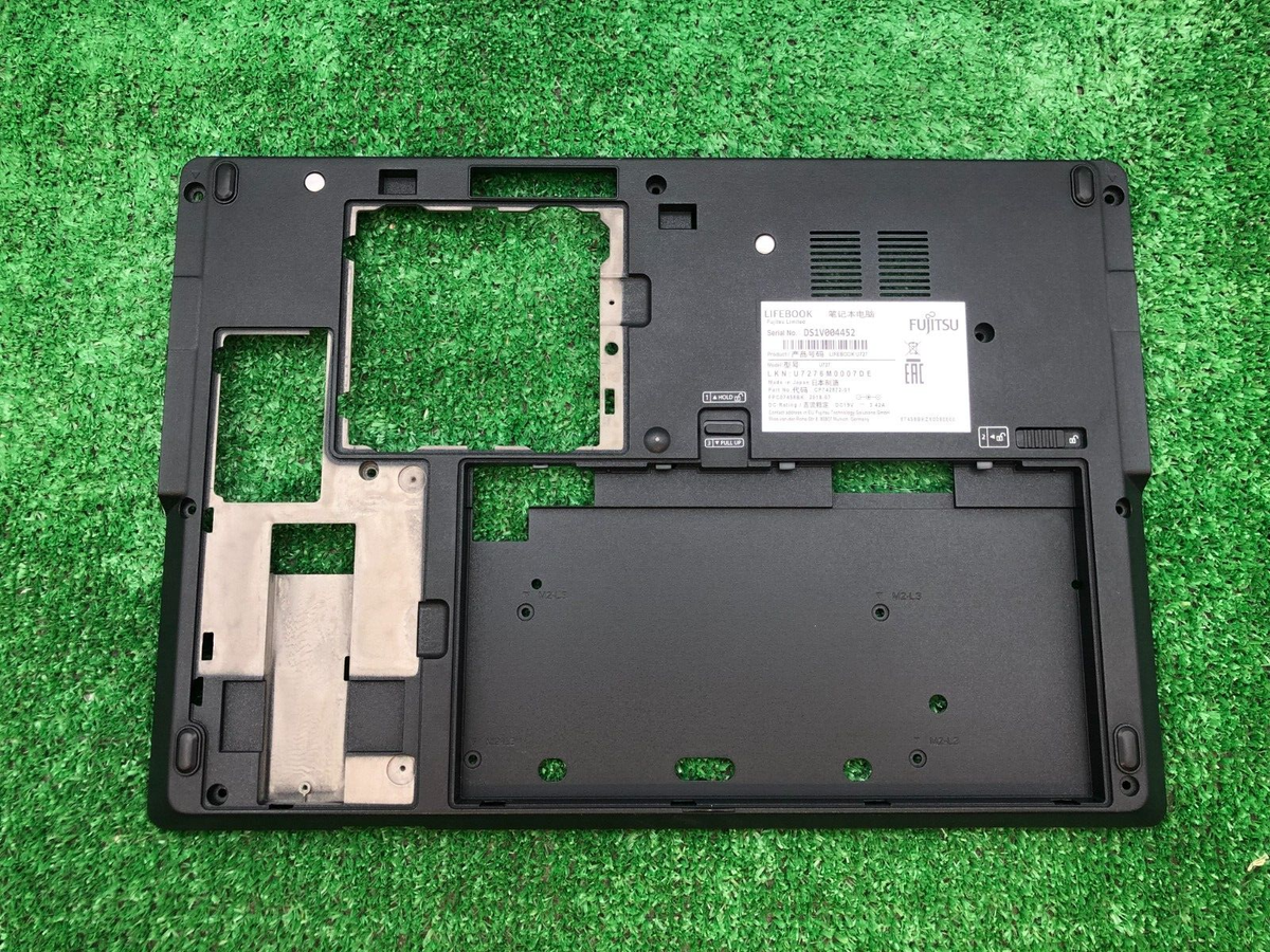 Used Genuine Fujitsu Lifebook U727 Laptop Bottom Base Case Chassis