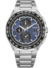Citizen AT8238-84L Herrenuhr Eco-Drive Super-Titanium Funk-Chronograph 44mm 1...