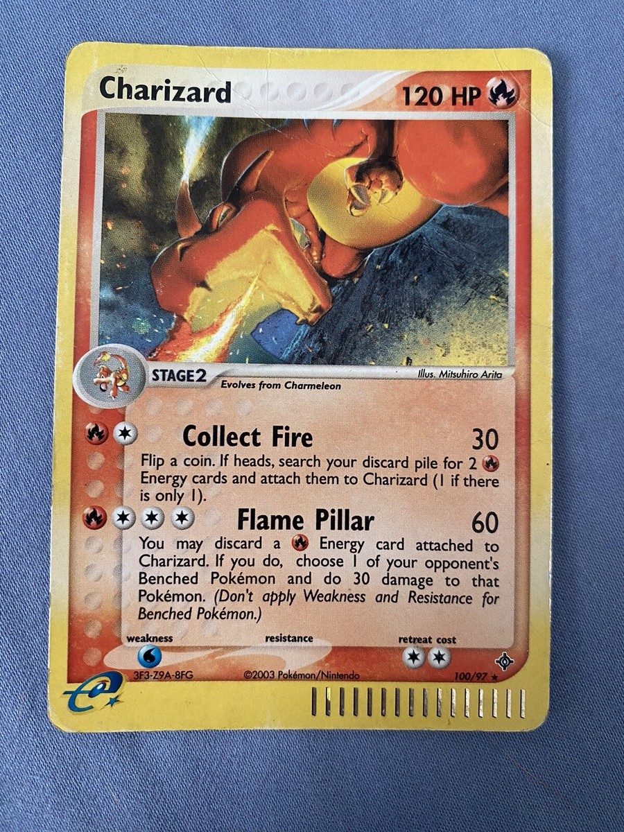 2003 Charizard EX Dragon Secret Rare Holo Pokemon Card 100