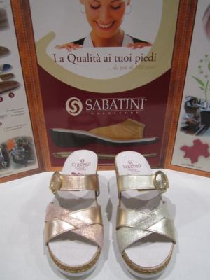 SABATINI SANDALO FASHION DONNA IN VERA PELLE100% CON PLANTARE