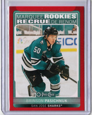 🔥 BRINSON PASICHNUK 21/22 Upper Deck OPC O-Pee-Chee Red Border Rookie #649 🔥