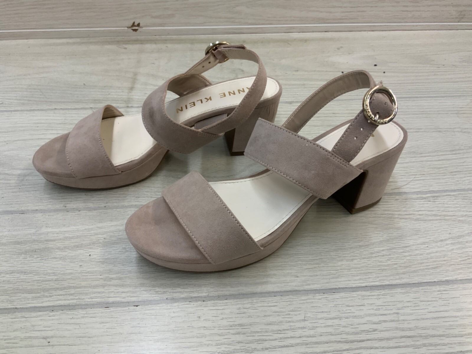 Anne Klein Padrino Strappy Sandals, Women's Size 8.5M, Taupe MSRP $89  192814474150 | eBay