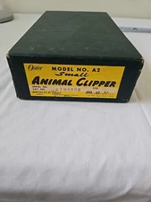 Vintage Oster Small Animal Clippers A2 US Made Original Box /Paperwork Tested Wo