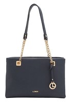 L.Credi Karin Shopper Shopper Schultertasche Tasche Navy Dunkelblau Neu