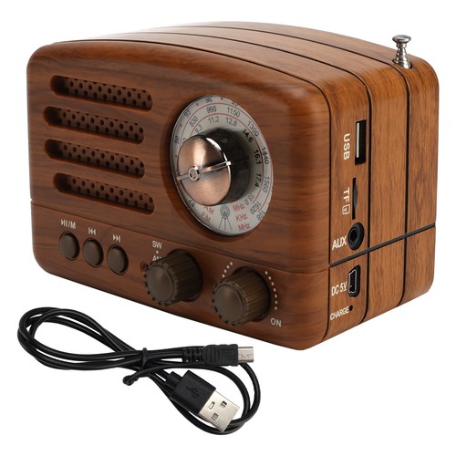 Retro-Style Decorative Radio Mini Portable Multifunction Music Player Bluetooth- - Picture 20 of 20