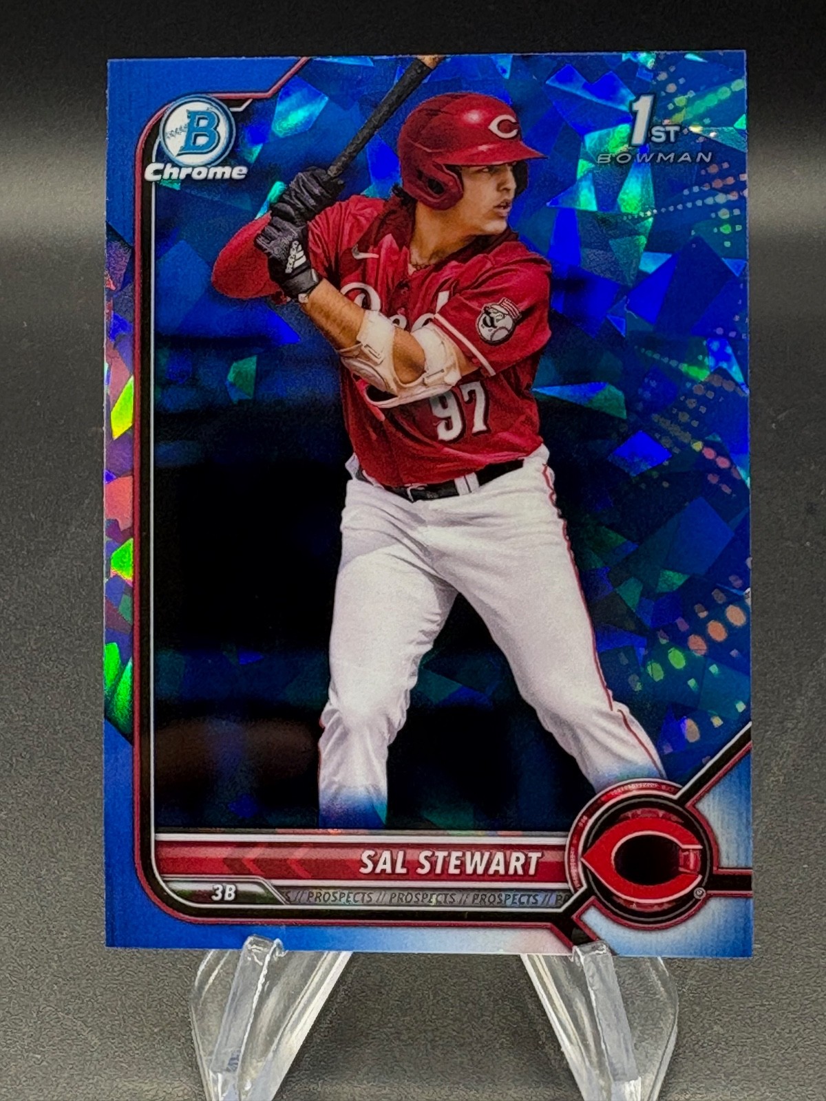 2022 Bowman Chrome Draft Sapphire Edition - Sal Stewart #BDC-122 (RC)