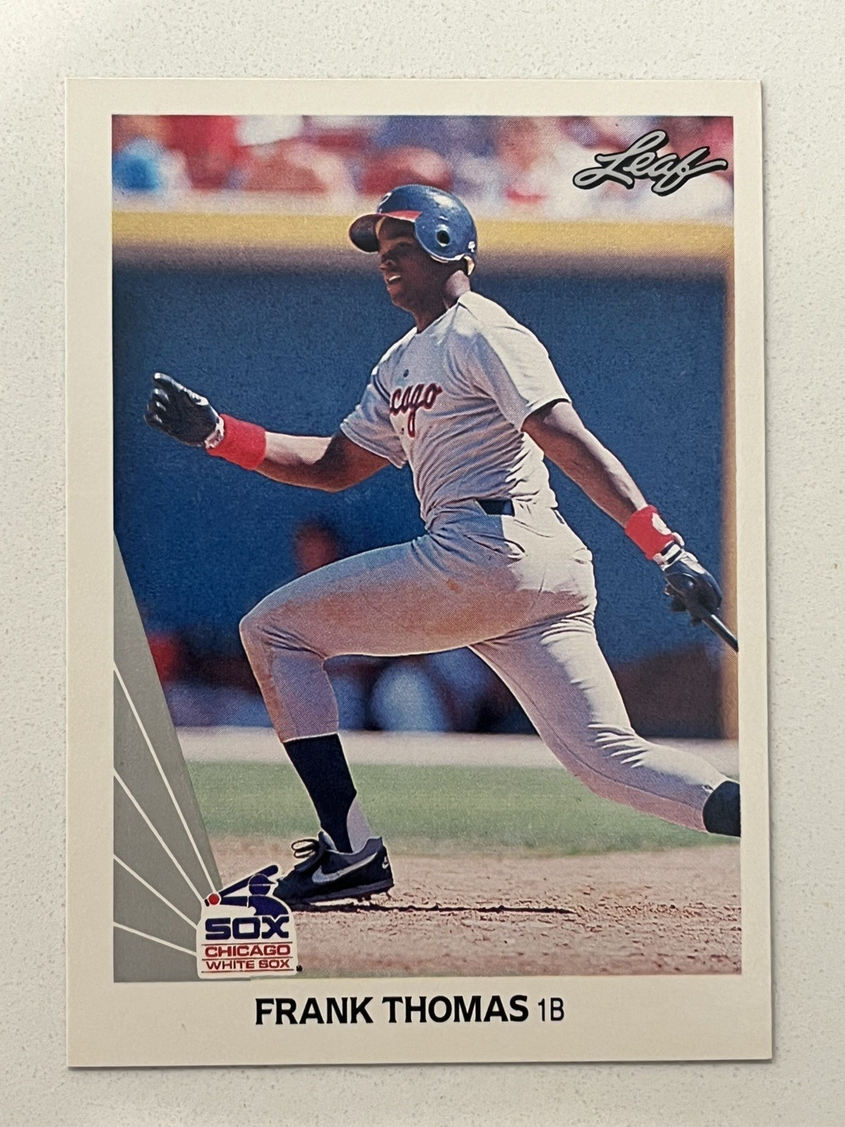 Frank Thomas 1990 Leaf Rookie Card #300