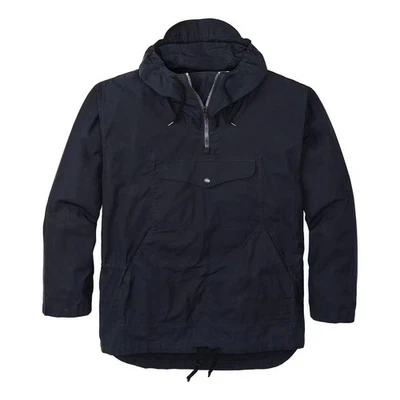 Filson Ranger Anorak Dark Navy Mens S Waxed Pullover Quarter Zip NWT - Image 1 of 4