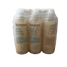Aveeno Nourishing Face Wash Sensitive Skin Calm Restore Fragrance Free 3 Pack