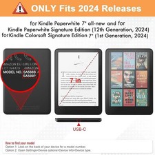 e-Reader Cover for Kindle Paperwhite 12th Generation/ Colorsoft 2024 7 inch — image 2