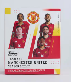 2025-26 Topps Manchester United Soccer Team Set Box | eBay