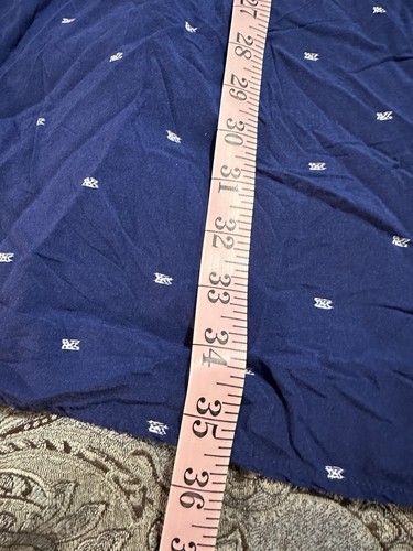 Old Navy Blue White Spots Dress Size L Sleeveless Waist Defined Coastal - Picture 3 of 5