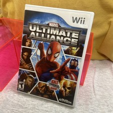 Marvel: Ultimate Alliance (Nintendo Wii) - CIB Complete w/ Manual - MINT