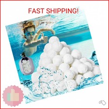 MAQIHAN 50PCS Pool Filter Balls for Sand-Filter - Dry Filter Sand Balls,Reusable