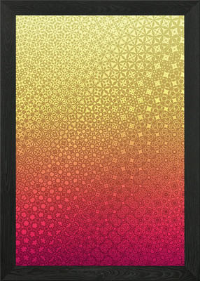 Gradient abstract pattern Framed Wall Art Poster Canvas Print Picture