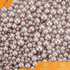 800Pcs Faux Pearl for Crafting 3-8mm No Hole ABS Round Pearls