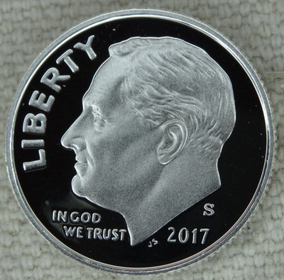 2017-S Silver Roosevelt Dime Proof 90% Silver US Mint 10C Coin Free Shipping