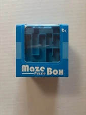 Maze Puzzle Box Bank  Blue