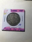 1918 Canada  Silver Half  Dollar