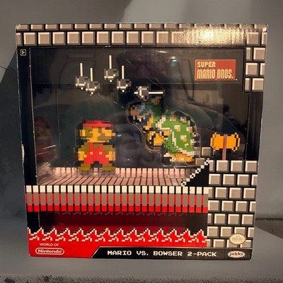 World of Nintendo Mario vs Bowser 2 Pack NIB SEALED 2018 SUPER MARIO BROS. RARE!