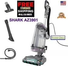Shark AZ3901 POWER DETECT Upright Vacuum pet-pro Self Cleaning Brushroll hepa