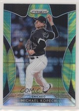 2019 Panini Prizm Green & Yellow Hyper Prizm Michael Kopech #46 Rookie RC 0b2